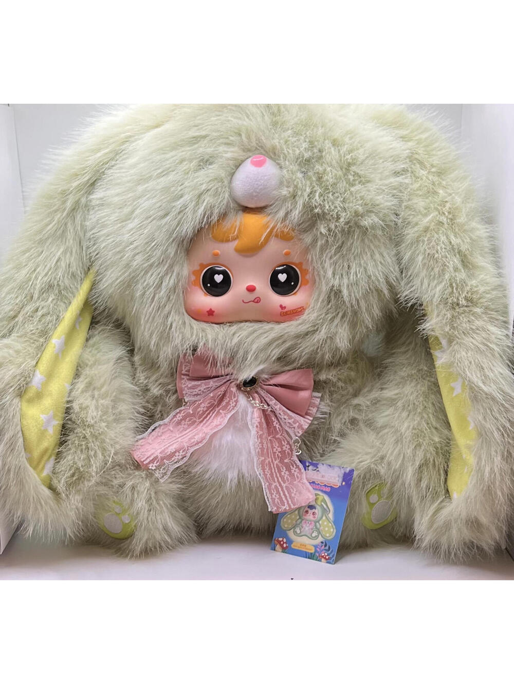 Samuel Green Bunny with special eyes